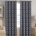 printed black curtains , beautiful home decor